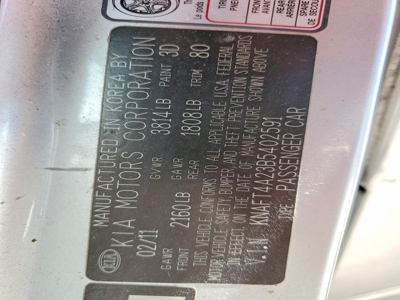 Kia Forte Lx