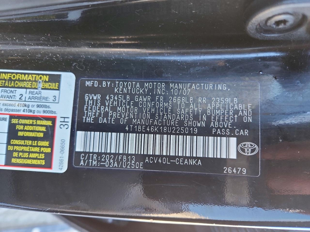 Toyota Camry Ce