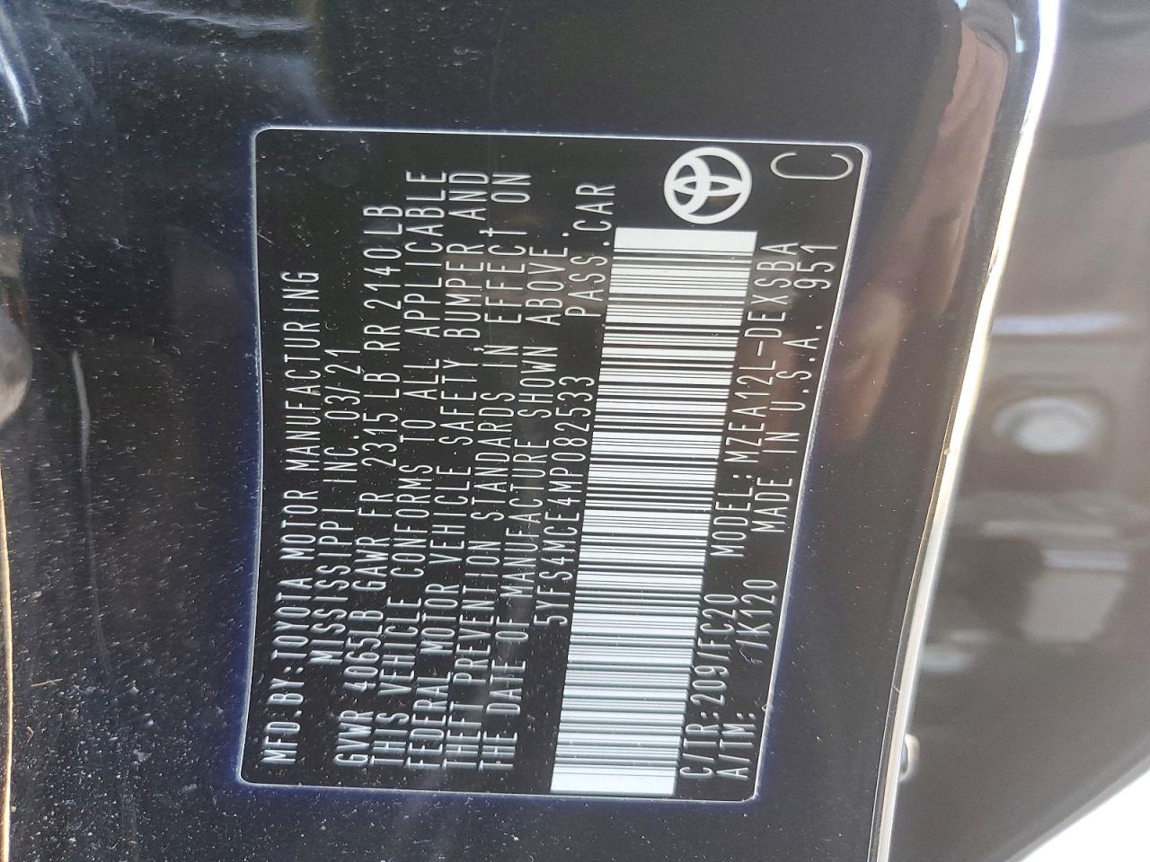 Toyota Corolla Se