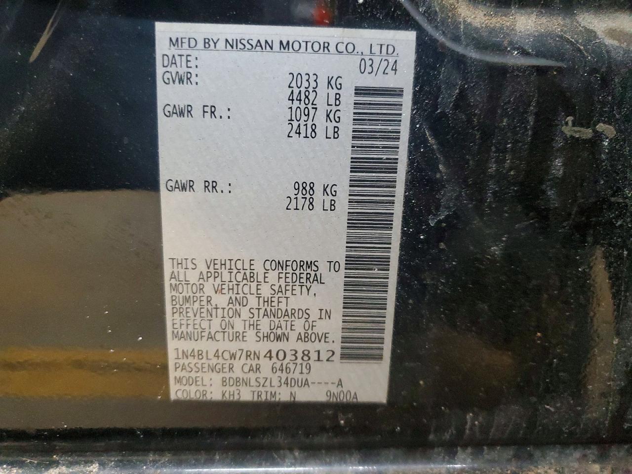 Nissan Altima 2.5 Sr