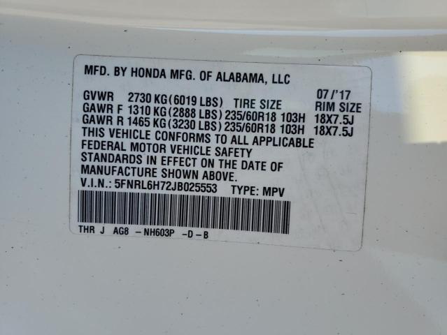Honda Odyssey Exl