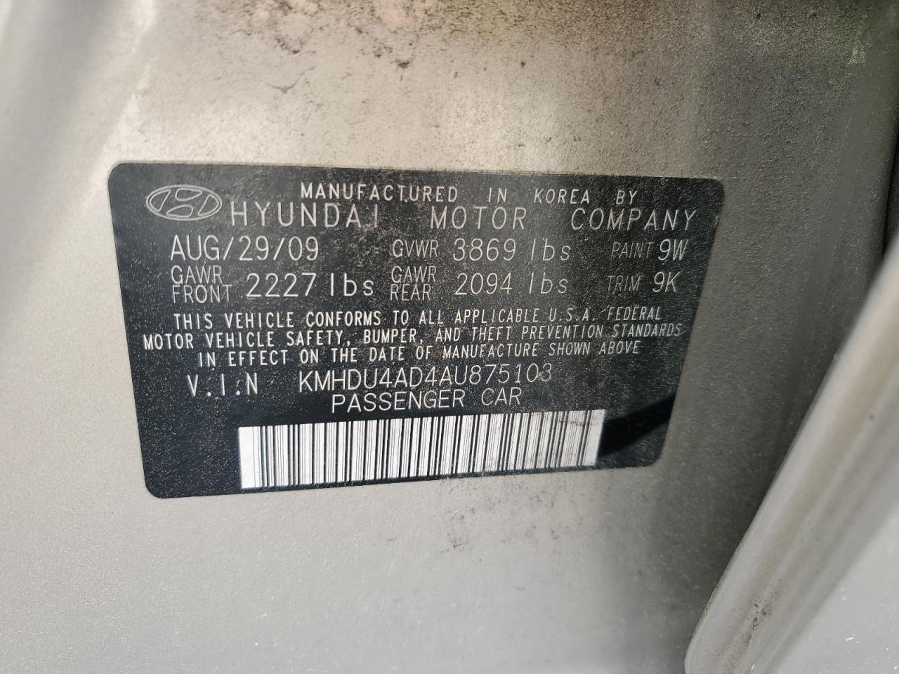 Hyundai ELANTRA Gls