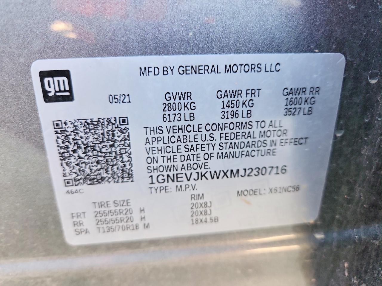 Chevrolet Traverse Rs