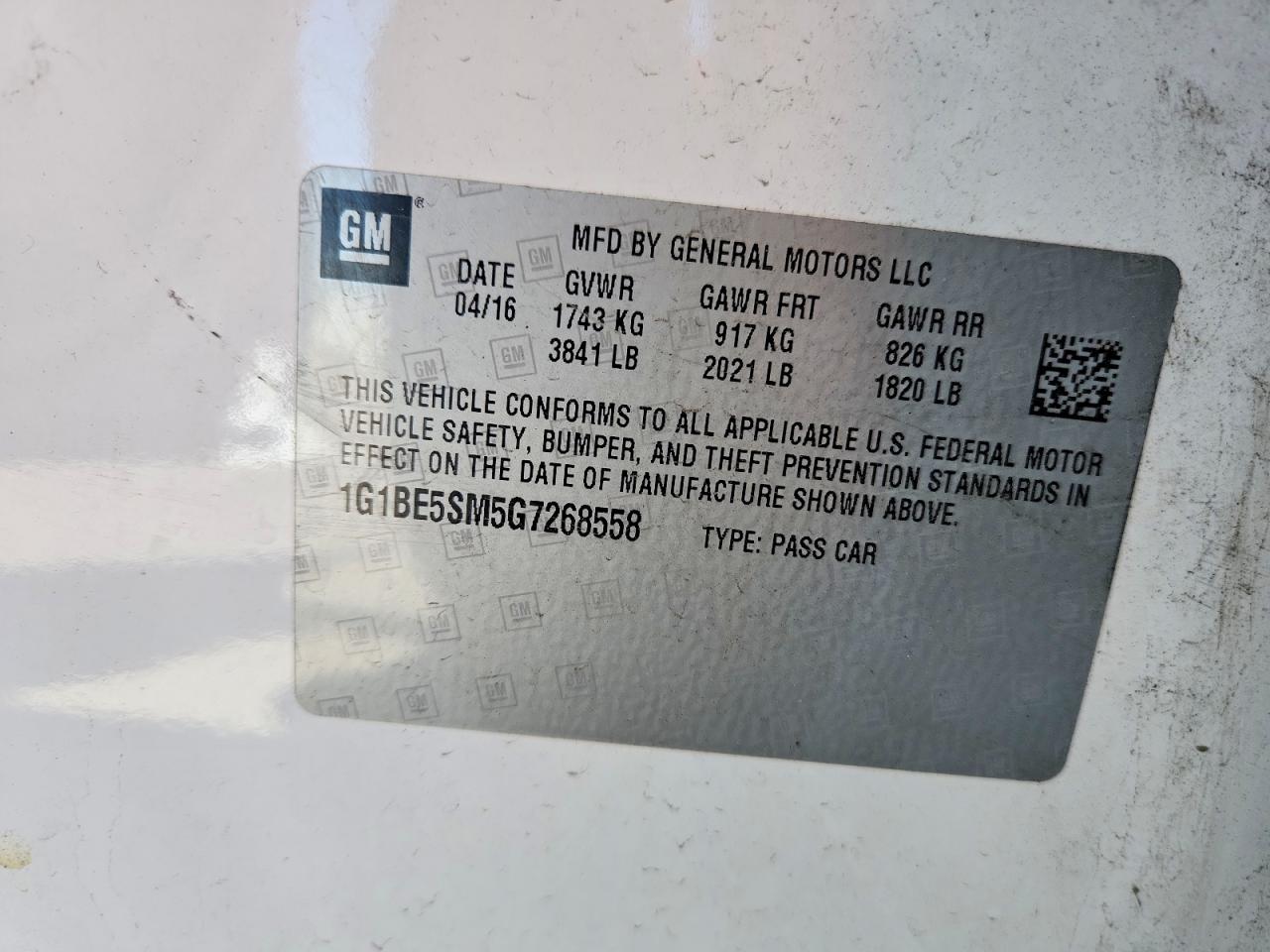 Chevrolet Cruze Lt