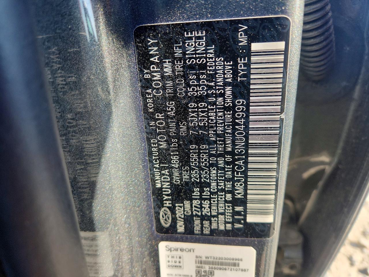 Hyundai TUCSON Sel Convenience