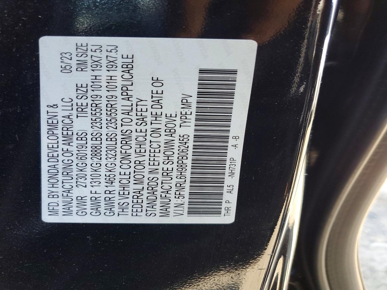 Honda Odyssey Elite
