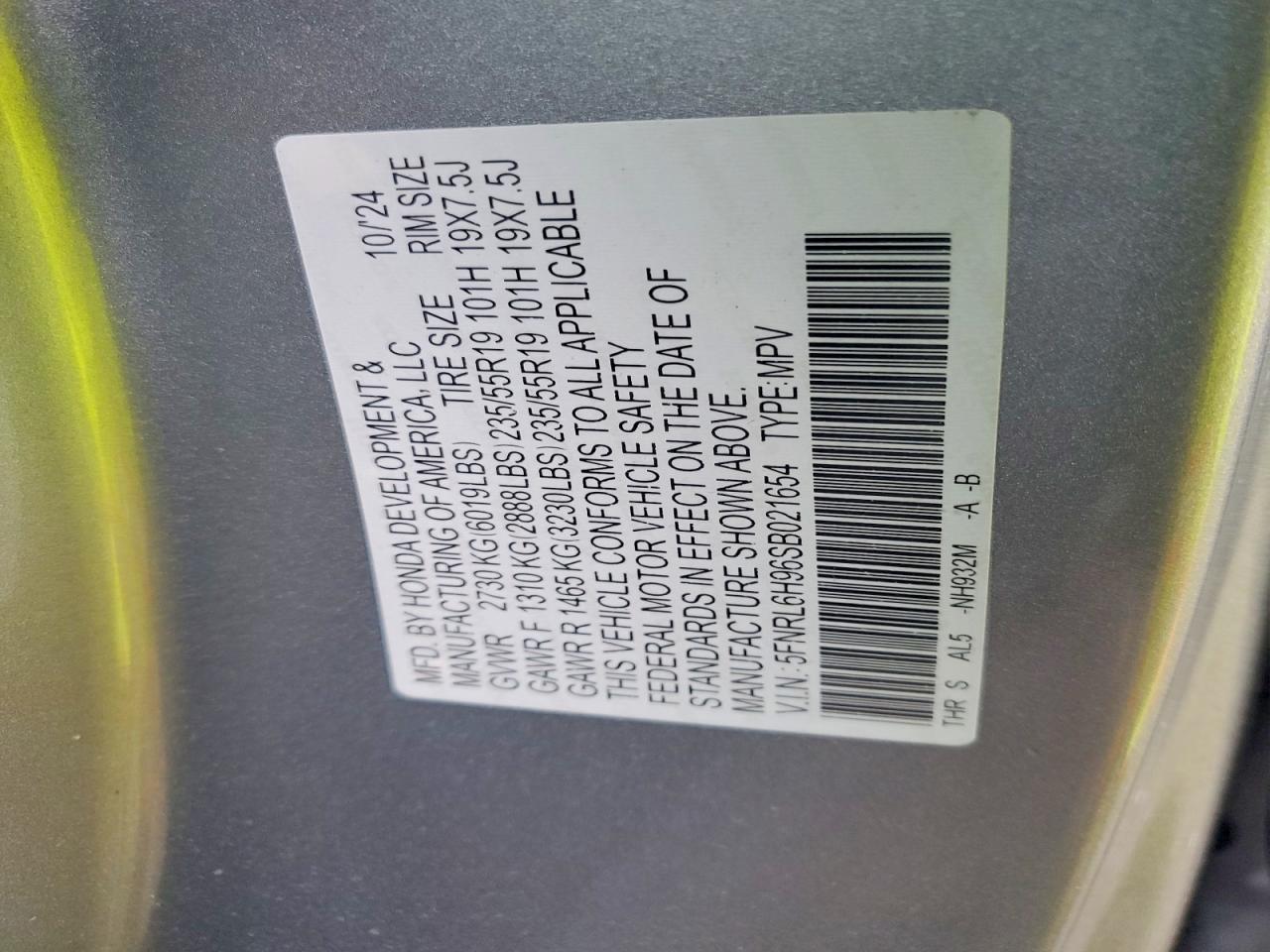 Honda Odyssey Elite