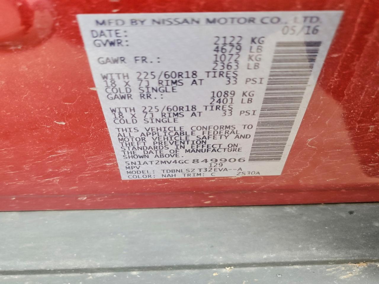 Nissan Rogue Sl