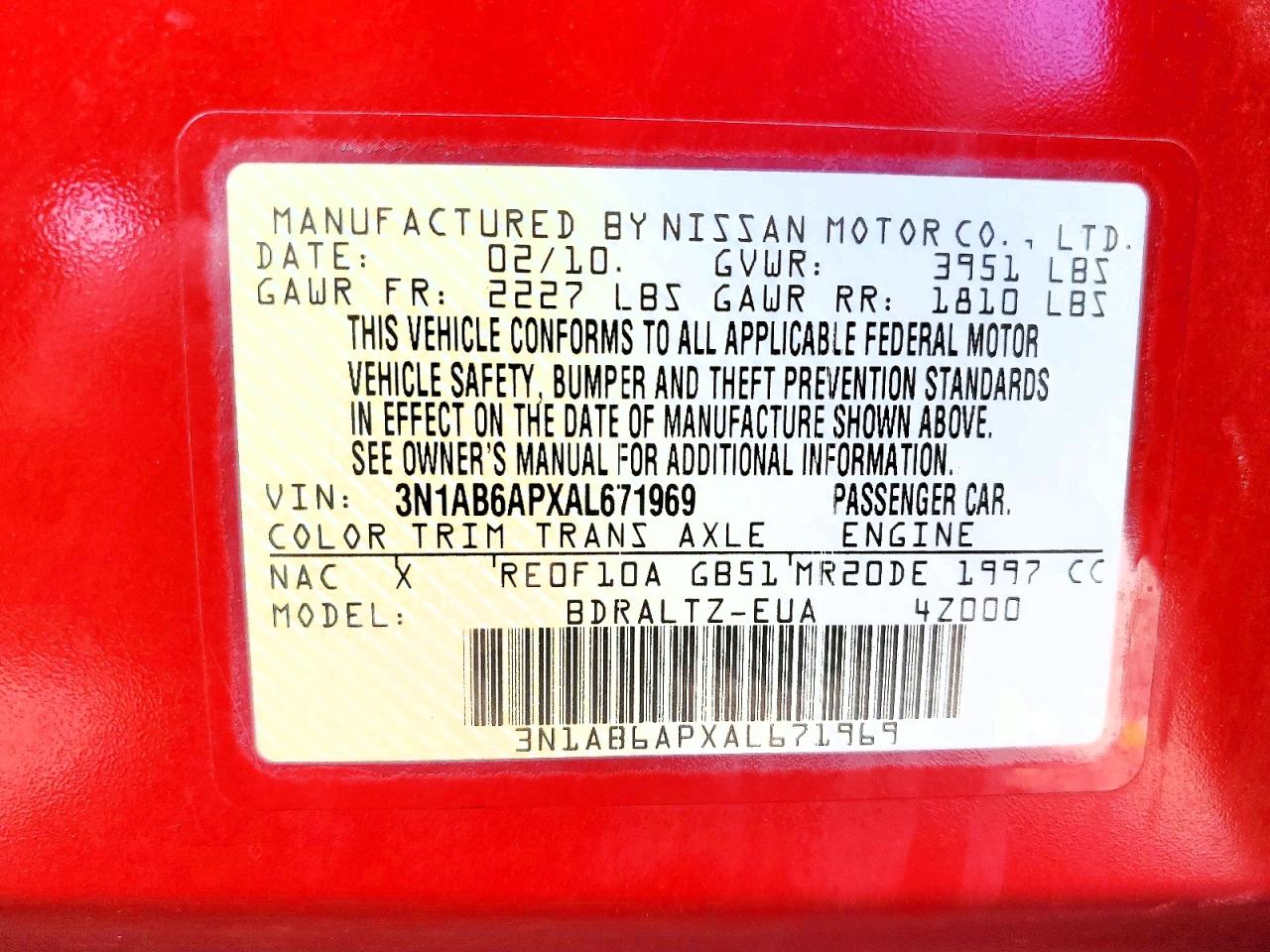 Nissan Sentra 2.0