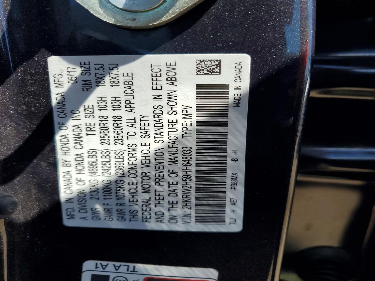Honda Crv Ex