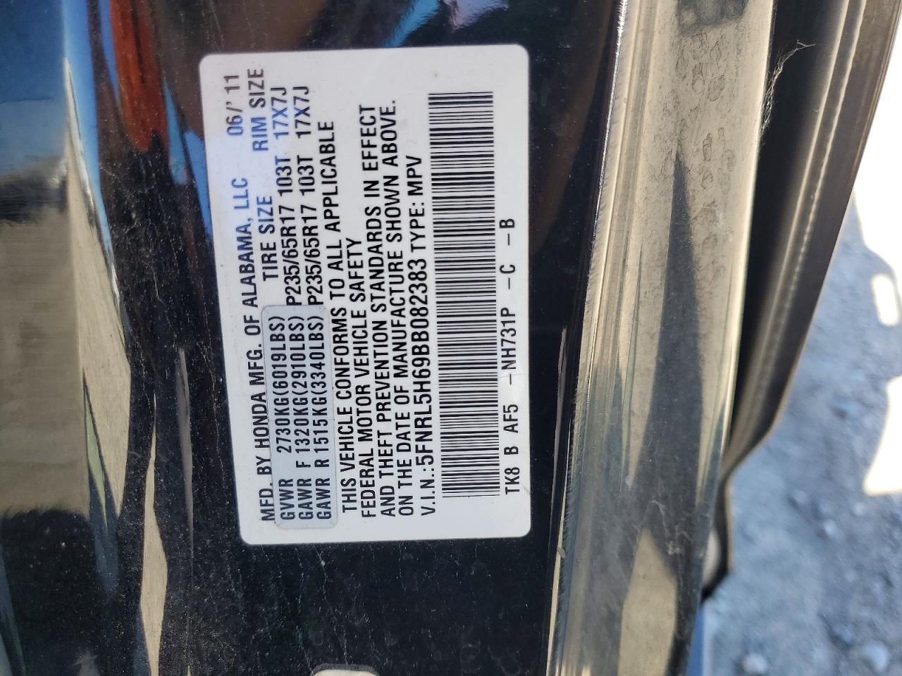 Honda Odyssey Exl