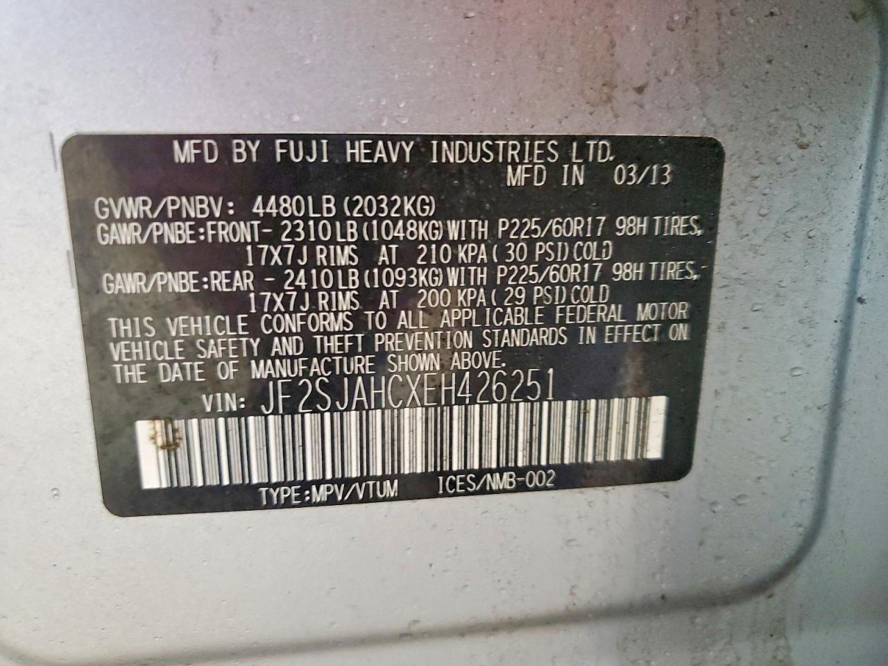 Subaru Forester 2.5i Plus