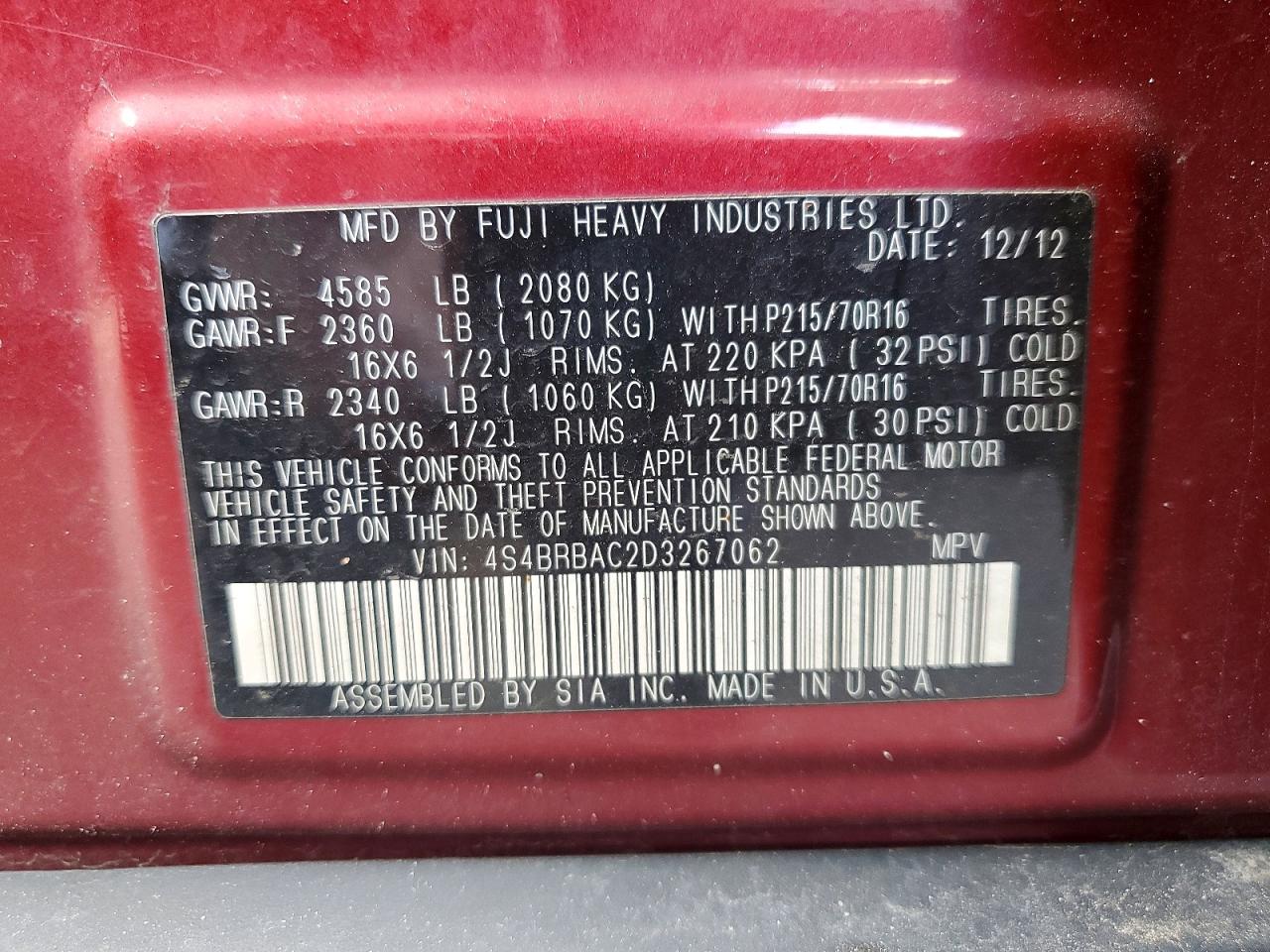Subaru Outback 2.5i