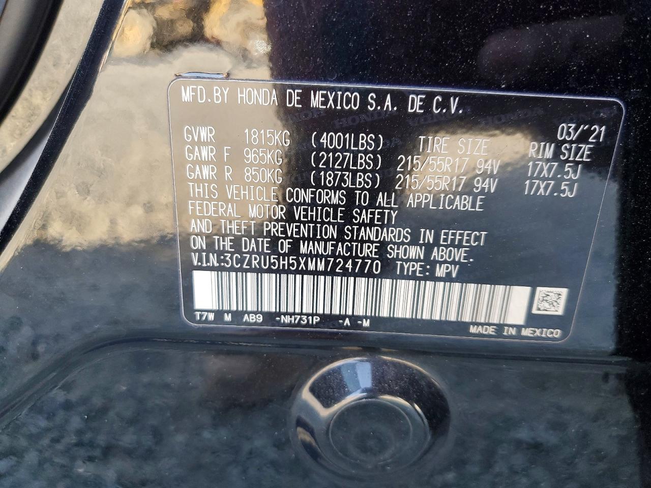 Honda HR-V Ex