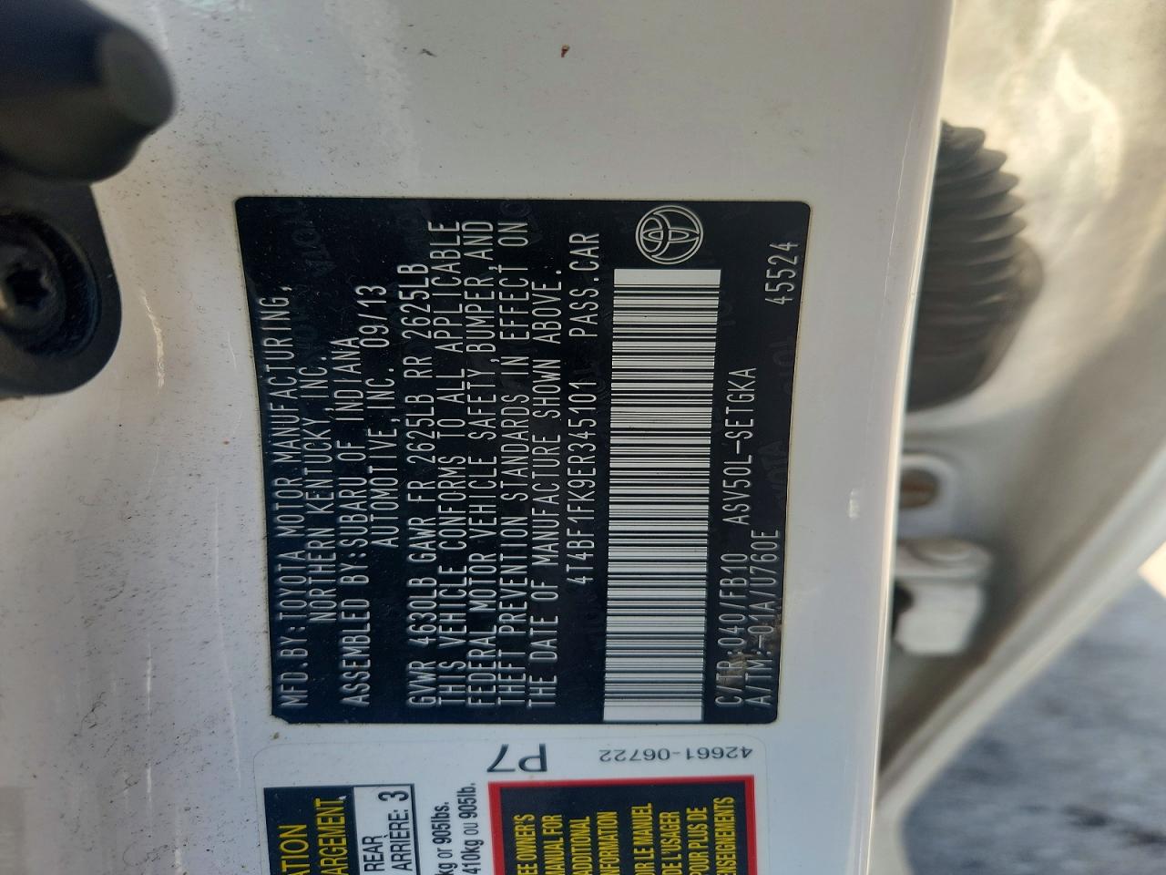 Toyota Camry Xle