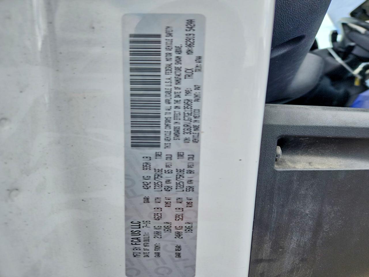 Ram Promaster 3500 High