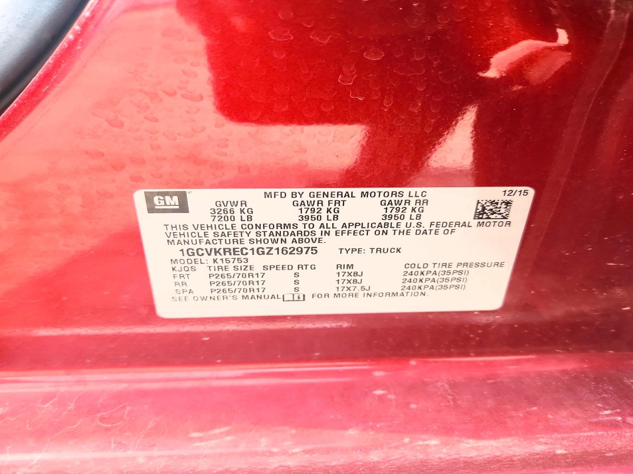 Chevrolet Silverado K1500 Lt