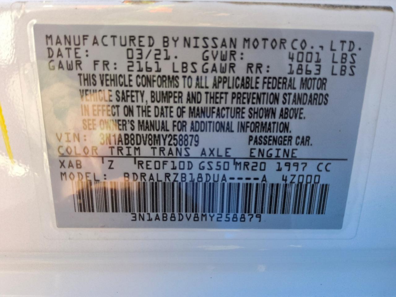 Nissan Sentra Sr