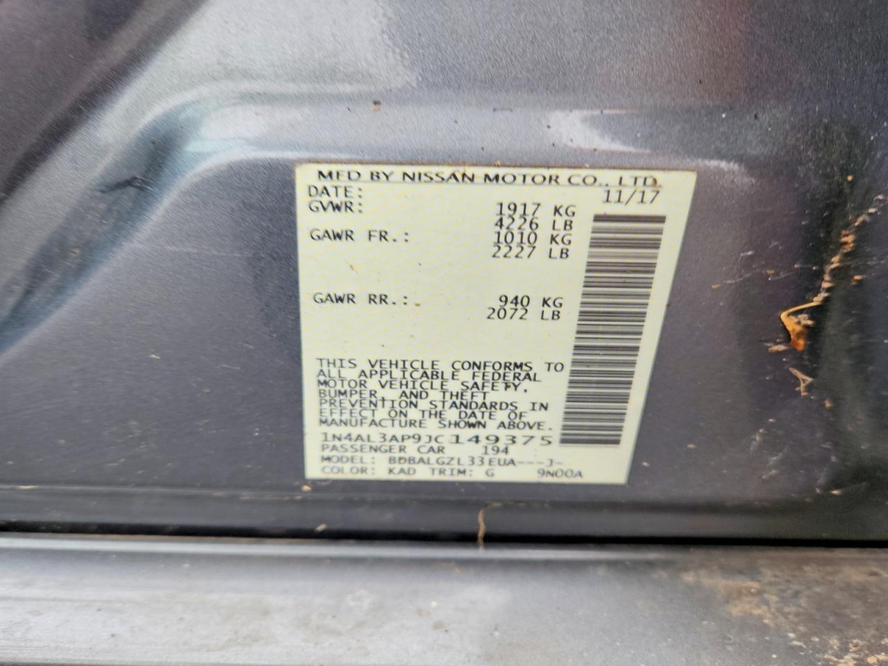 Nissan Altima 2.5 S