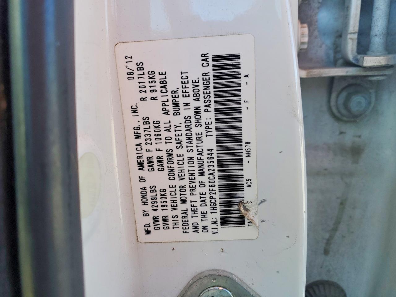 Honda Accord Se