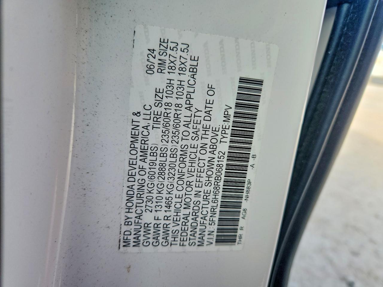 Honda Odyssey Exl