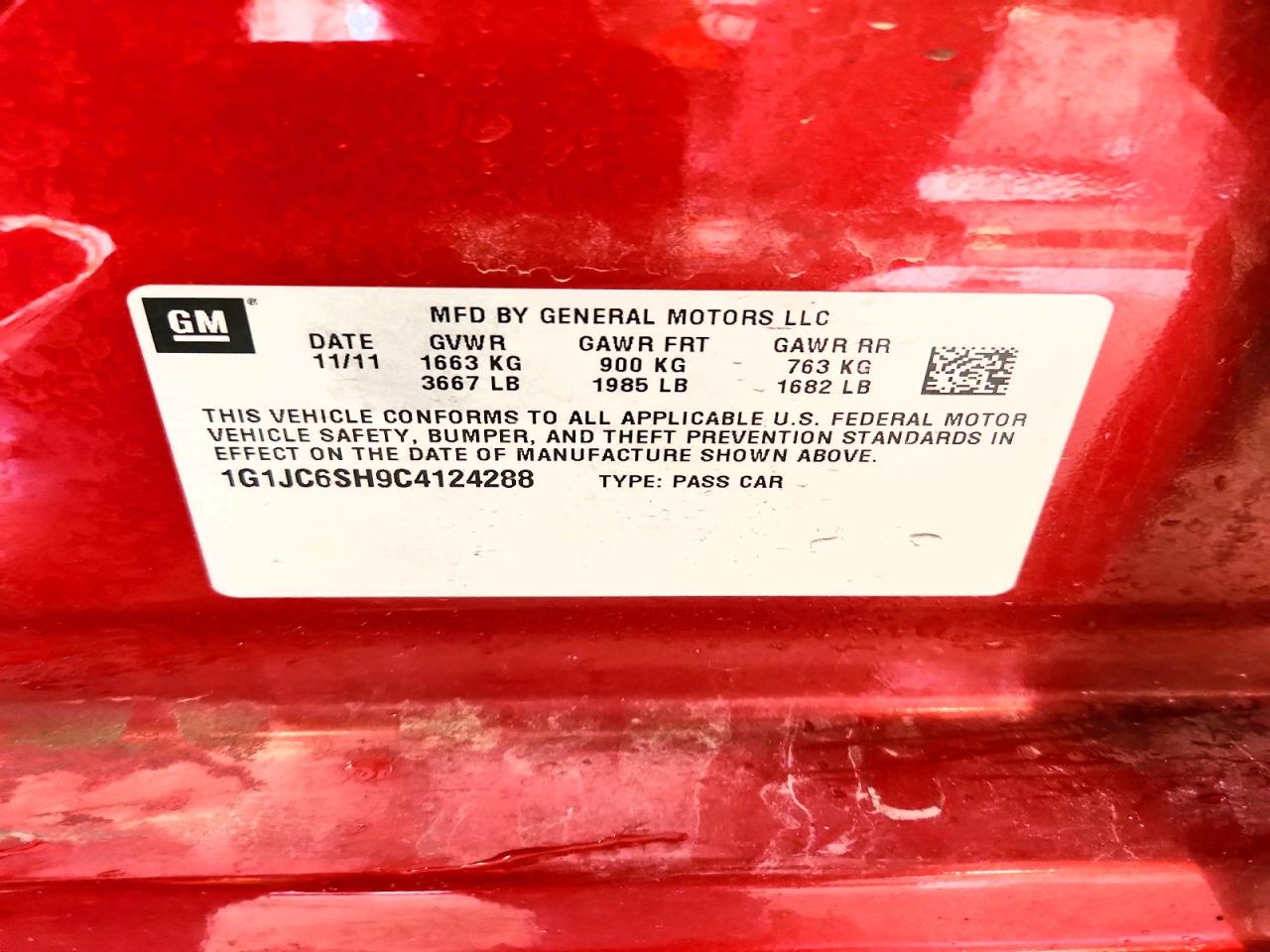 Chevrolet Sonic Lt