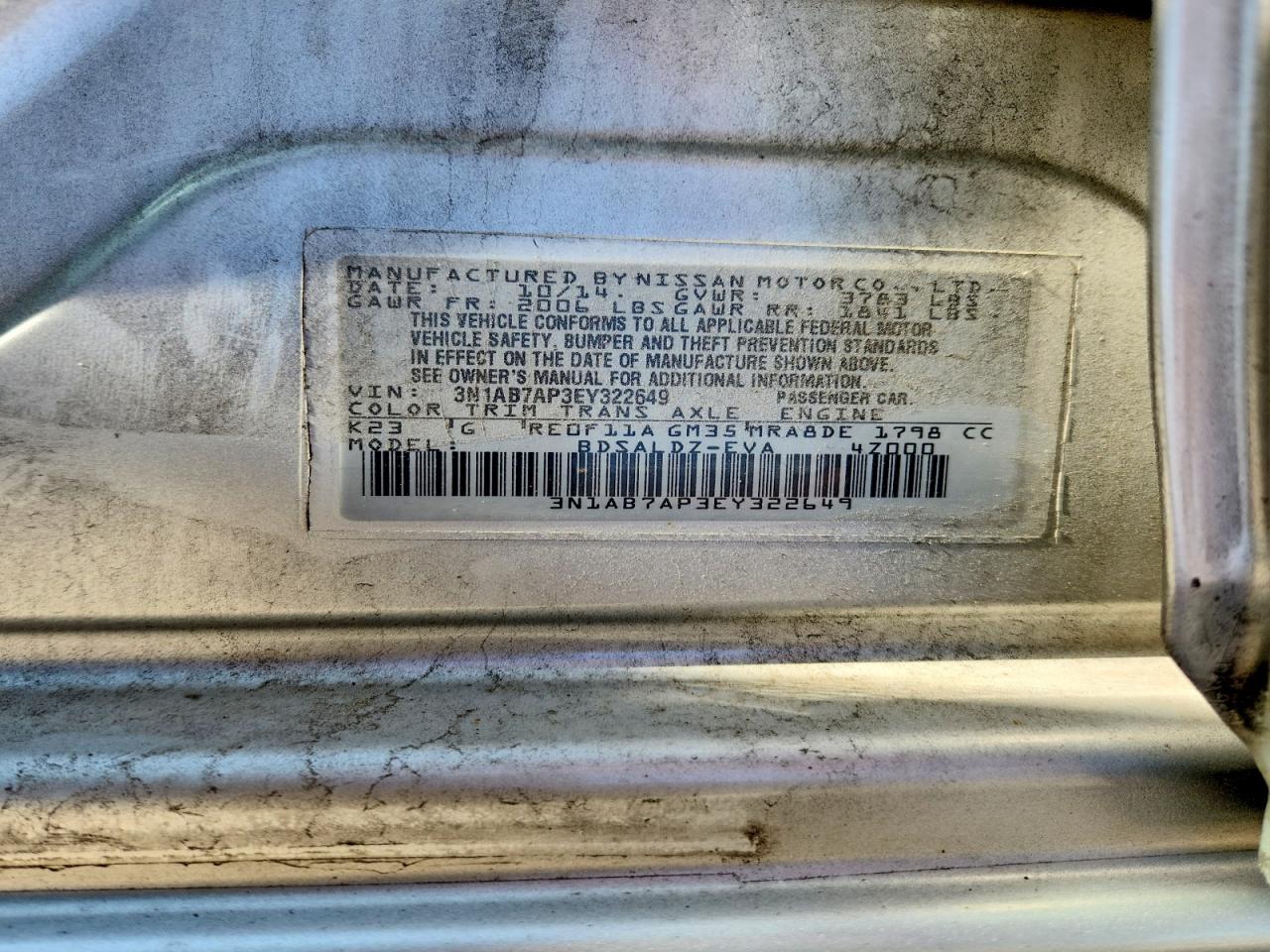 Nissan Sentra Sv