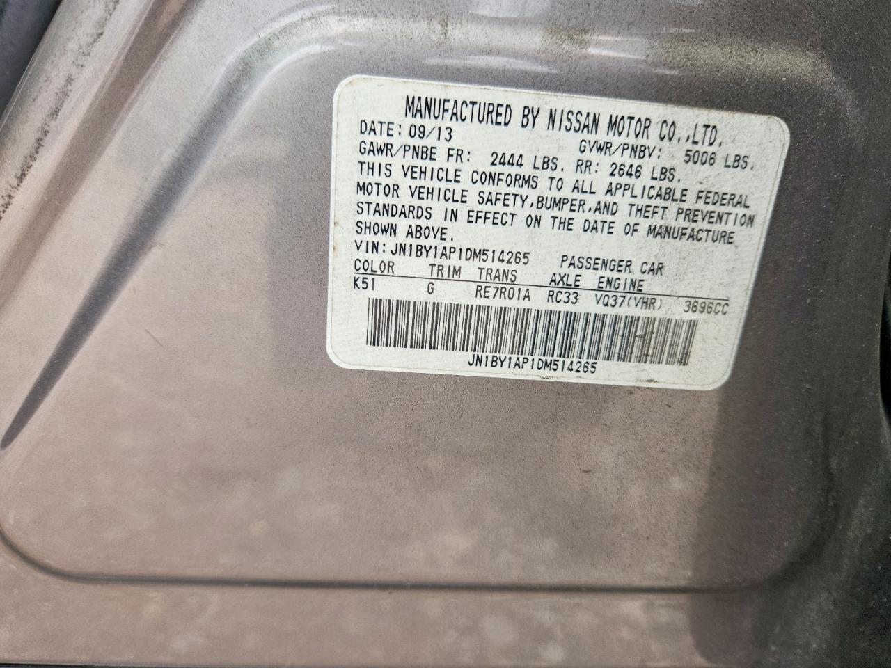 INFINITI M37