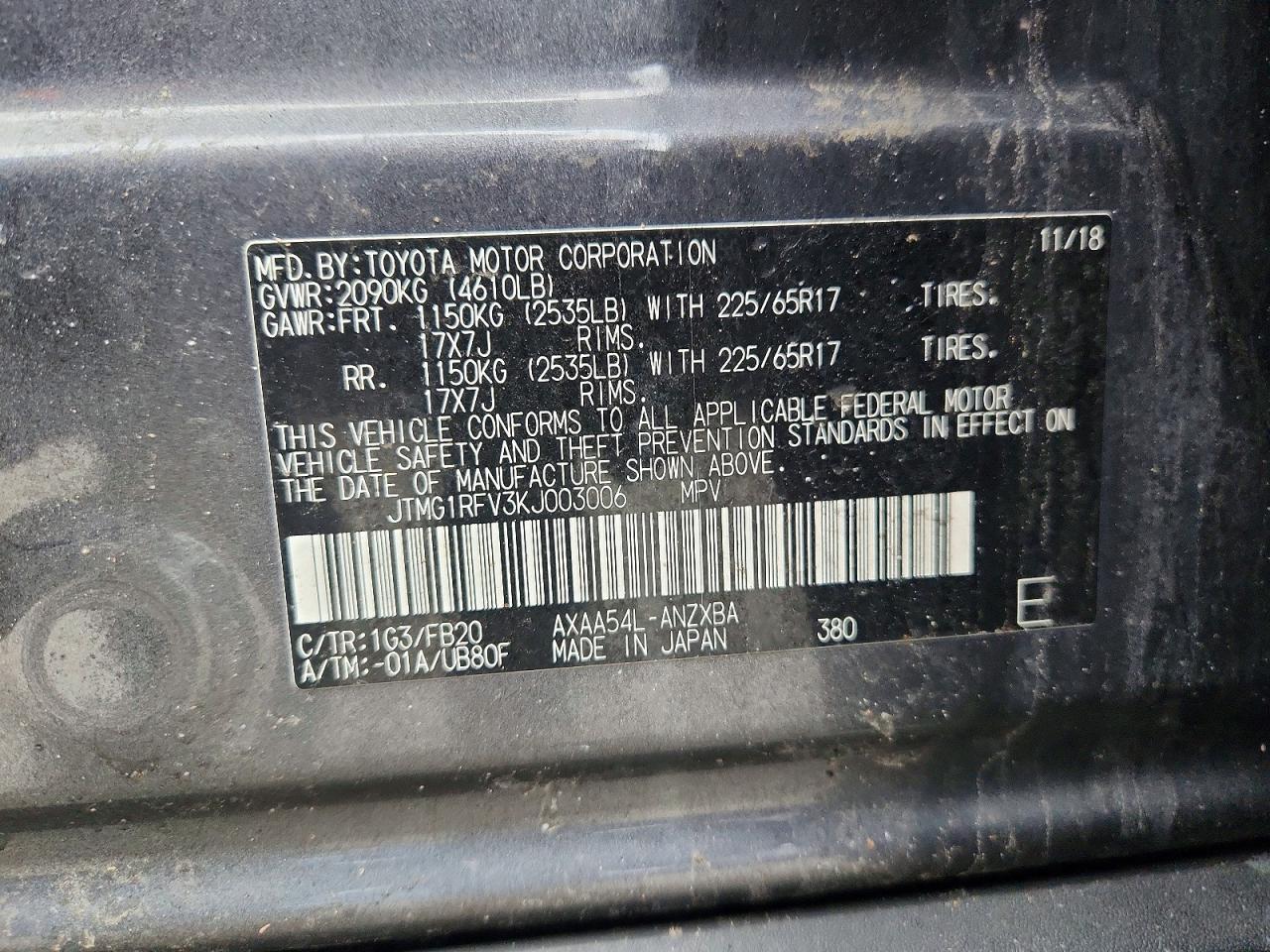 Toyota RAV4 Le