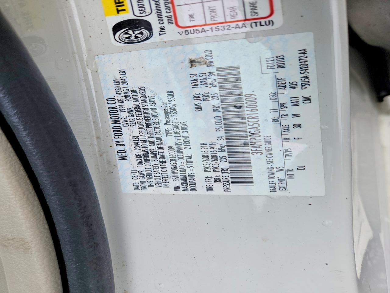 Ford Fusion S