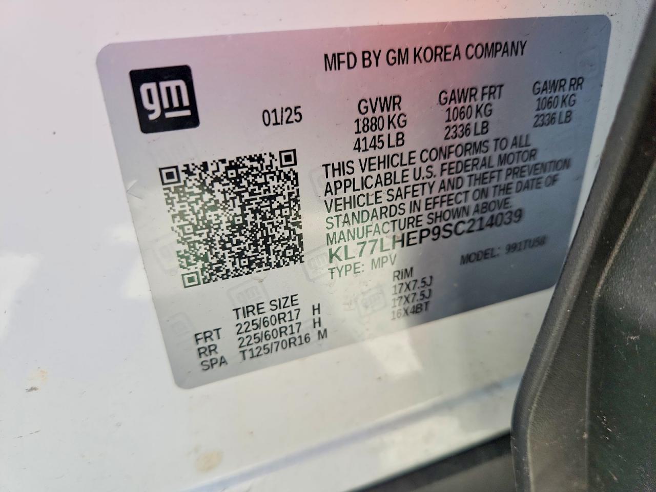 Chevrolet Trax 1lt