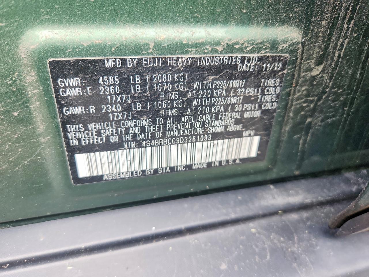 Subaru Outback 2.5i Premium