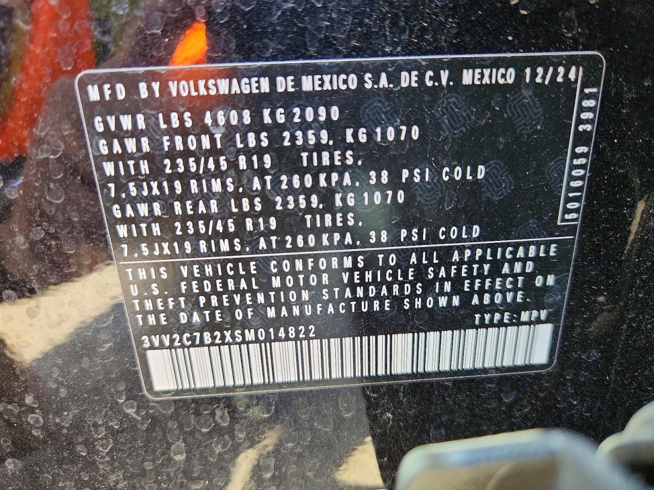 Volkswagen Taos Se Black