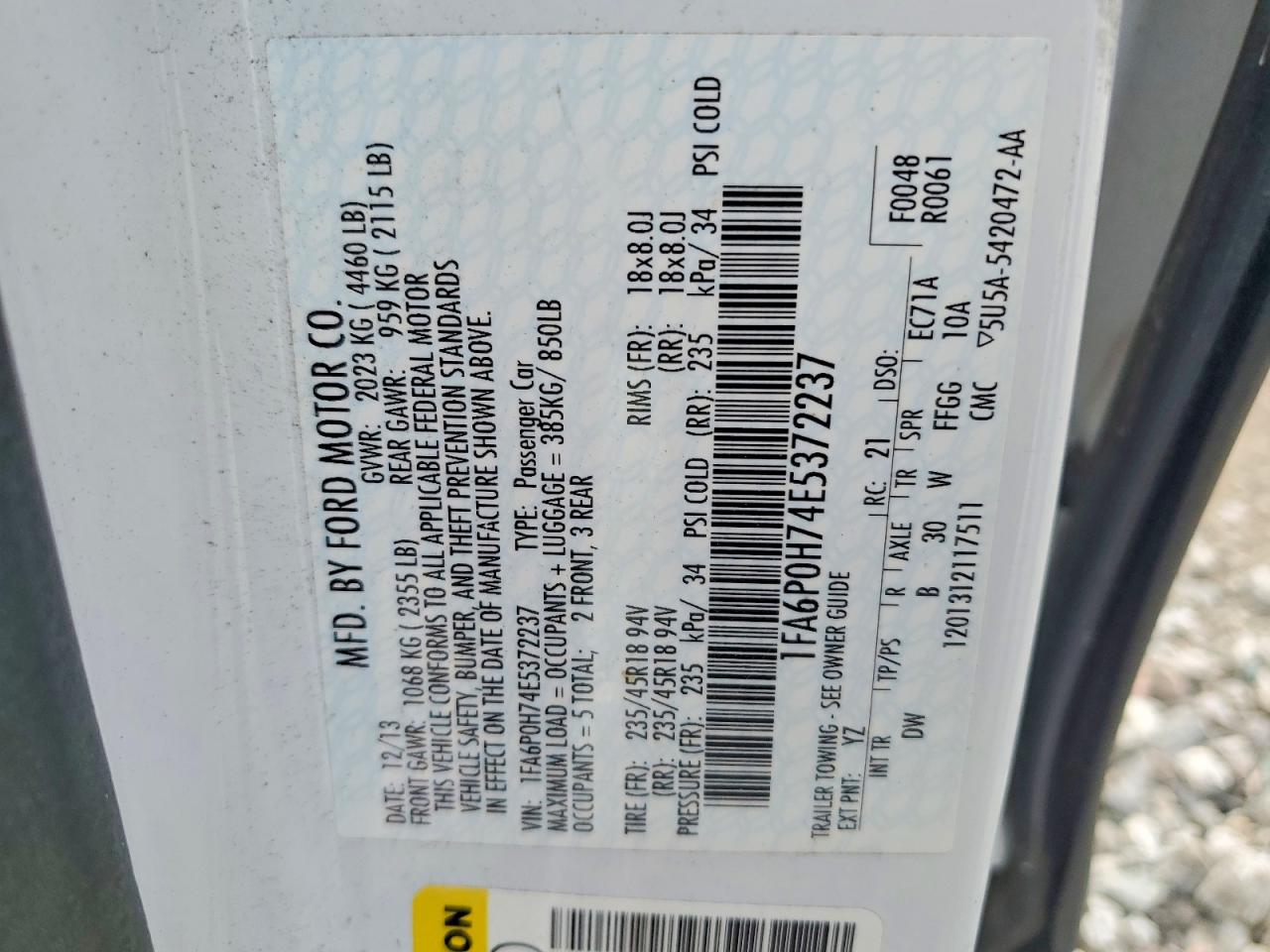 Ford Fusion Se