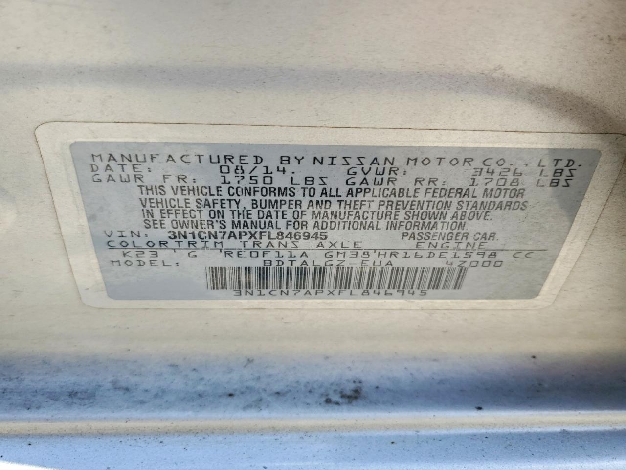 Nissan Versa 1.6 Sl