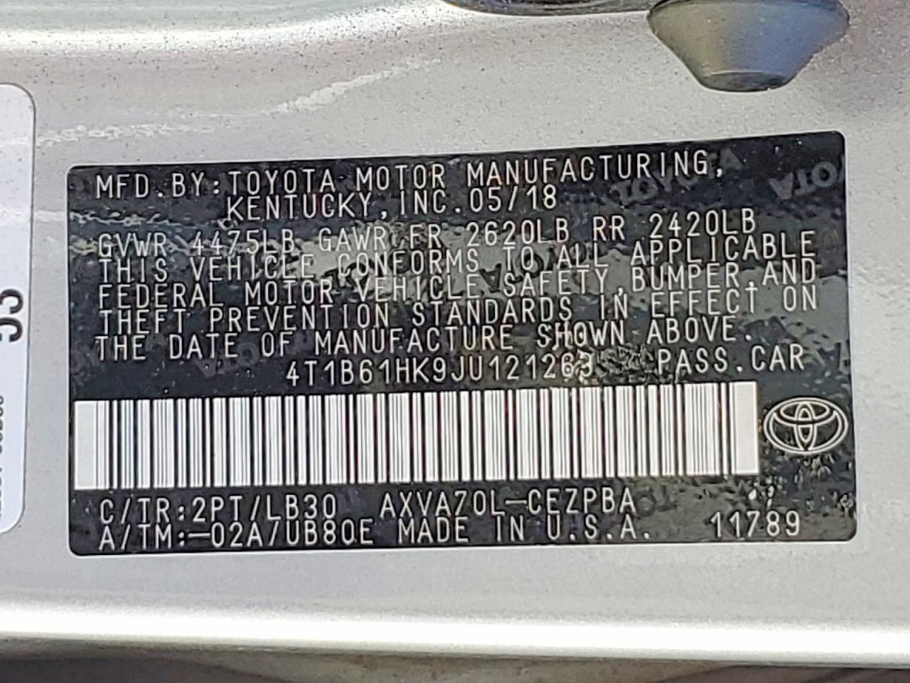 Toyota Camry Xse