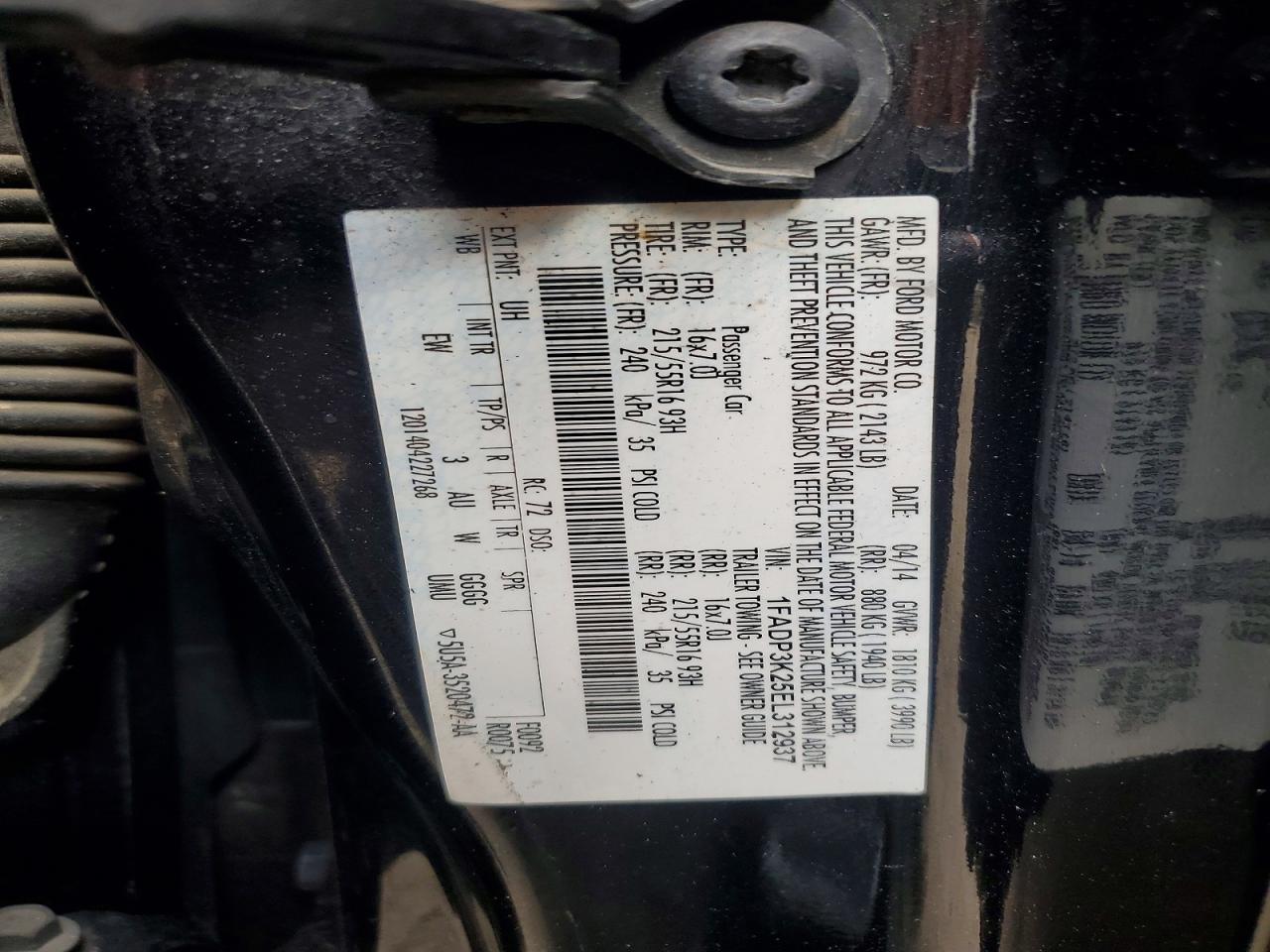 Ford Focus Se
