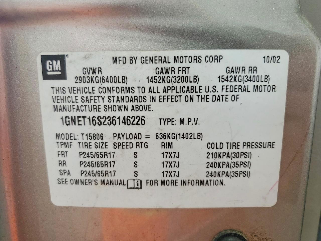 Chevrolet Trailblazer Ext