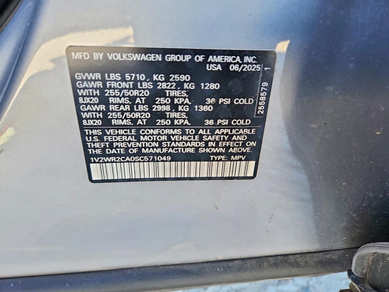 Volkswagen Atlas Se