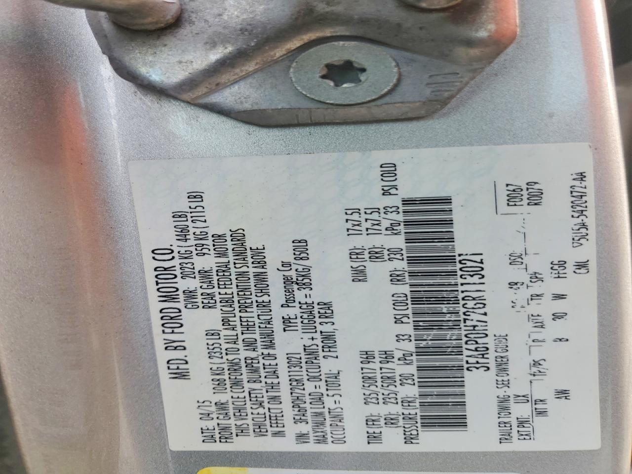 Ford Fusion Se