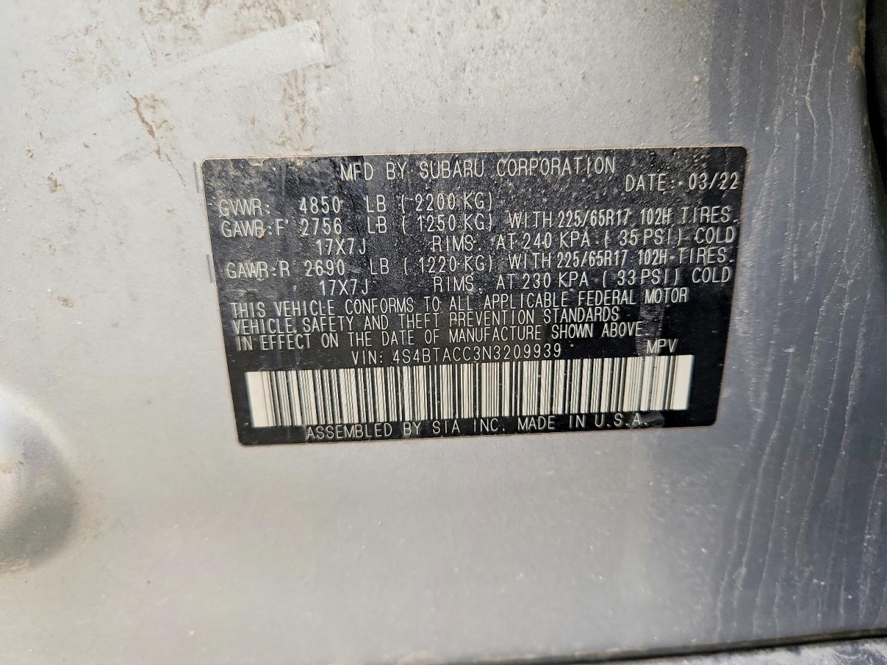 Subaru Outback Premium