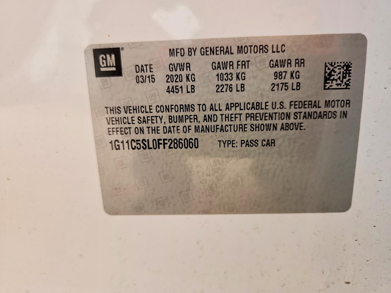Chevrolet Malibu 1lt