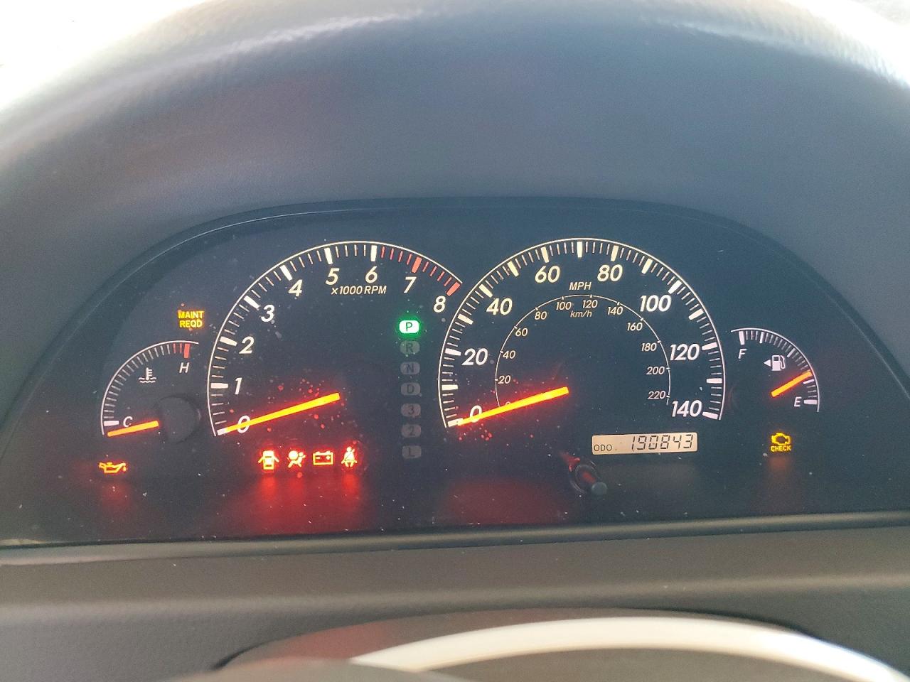 Toyota Camry Xle V6