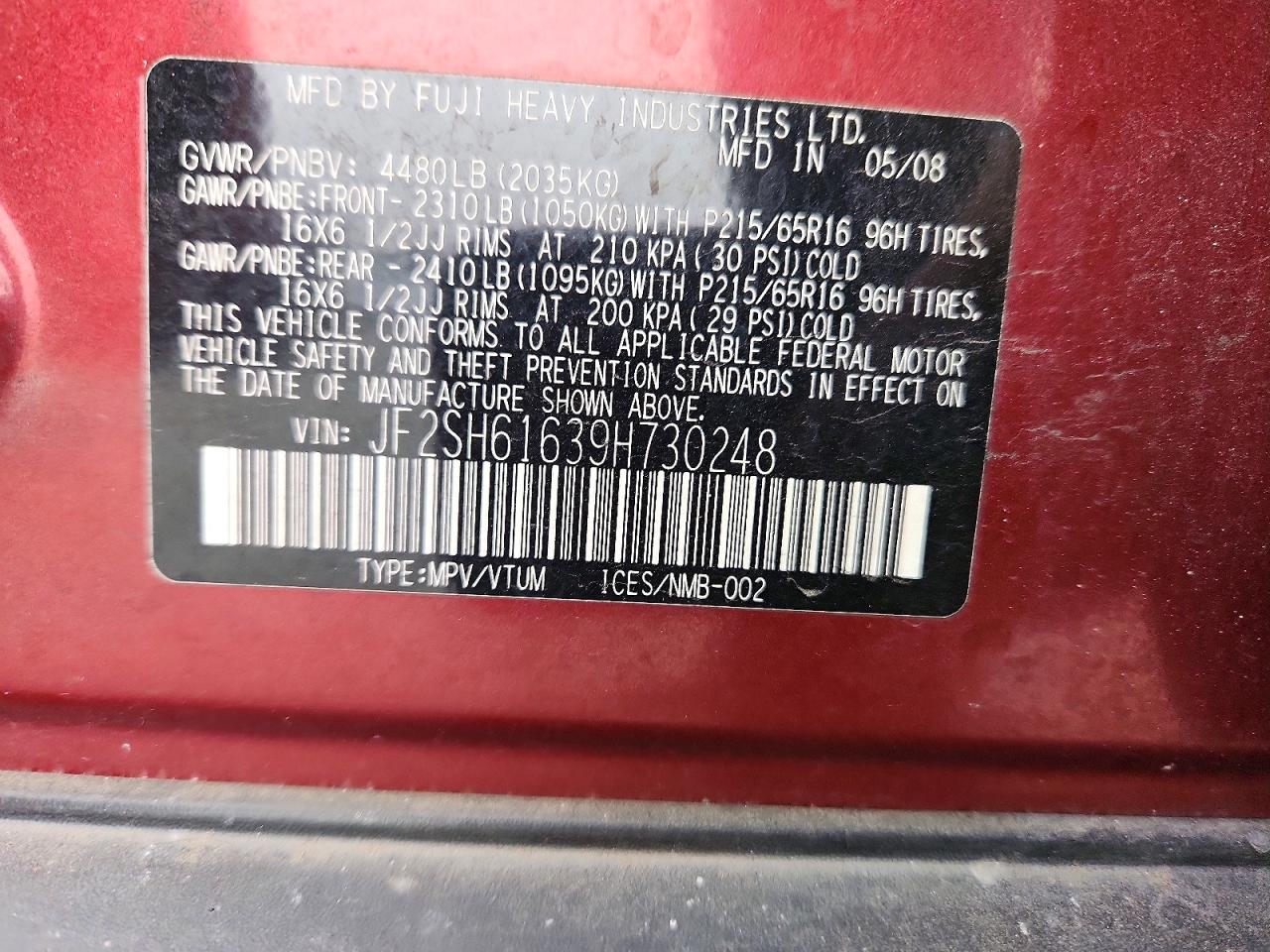 Subaru Forester 2.5x
