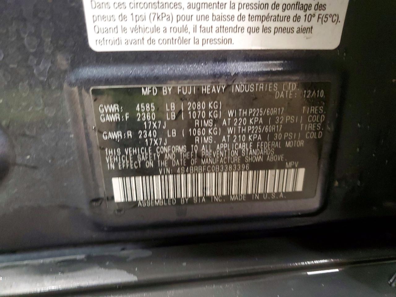 Subaru Outback 2.5i Premium