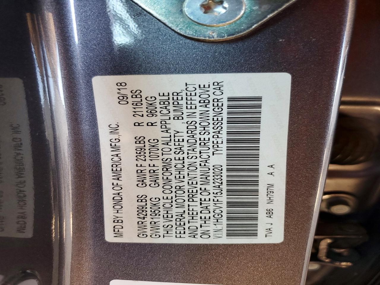 Honda Accord Lx