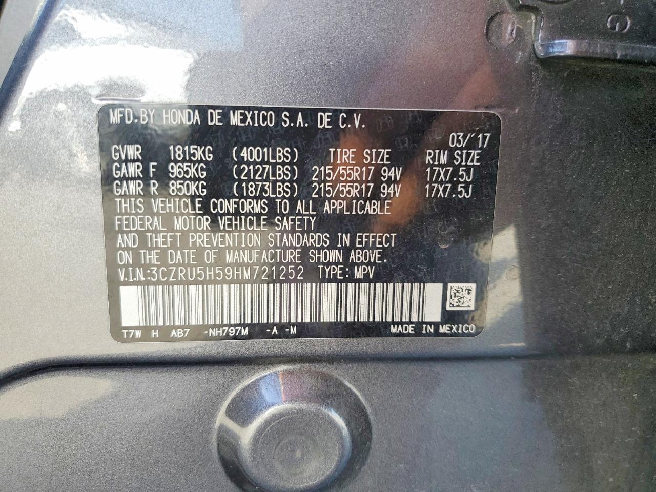 Honda HR-V Ex