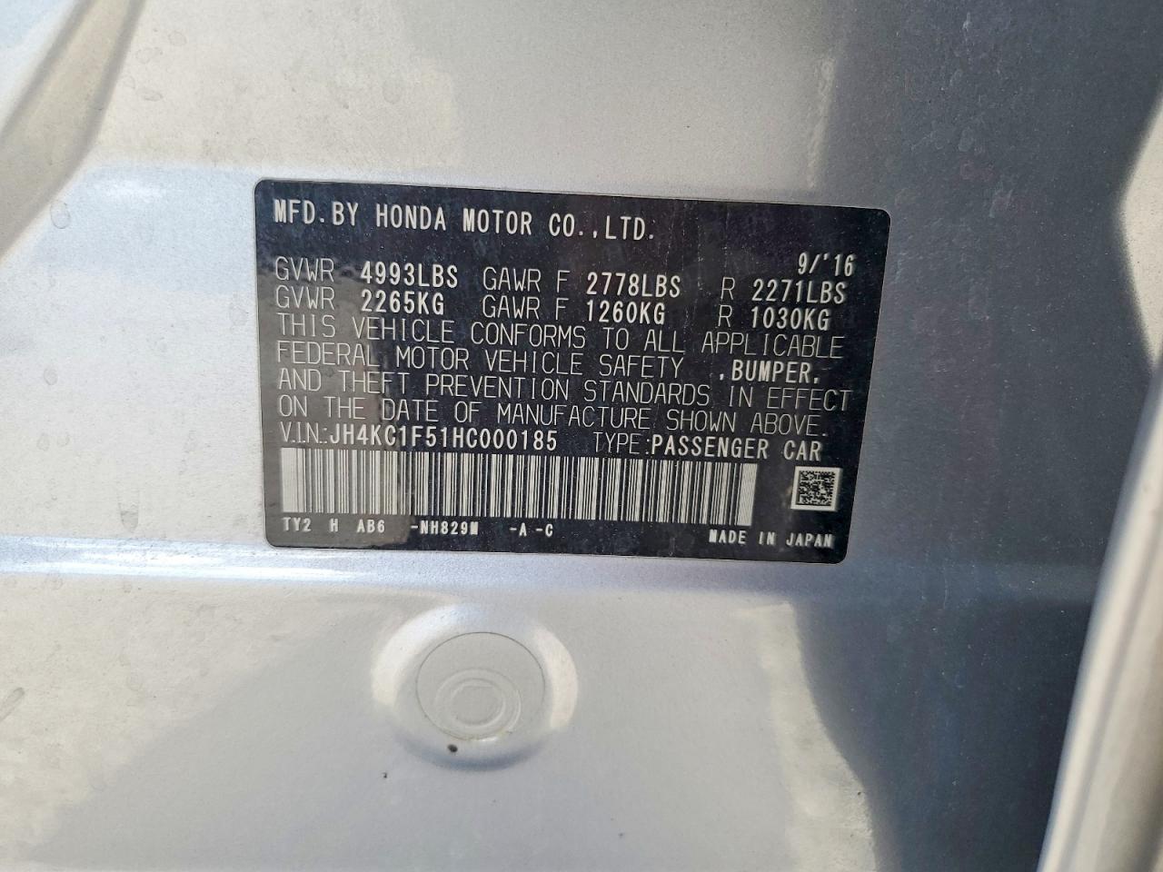Acura RLX Tech