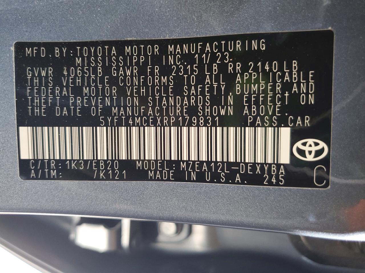 Toyota Corolla Xse