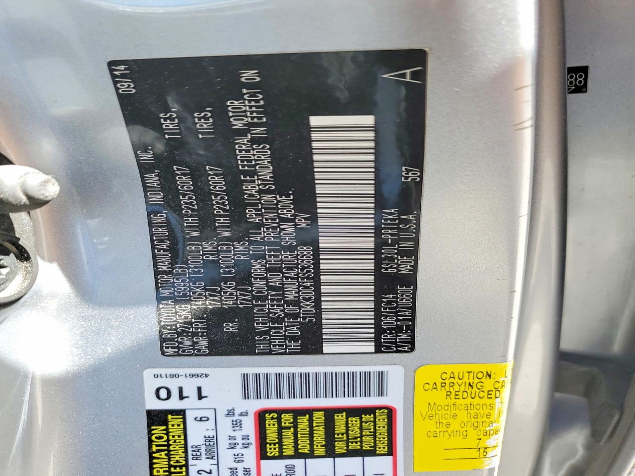 Toyota Sienna Le